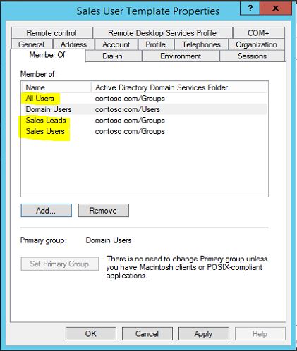Active Directory User Template - KibrisPDR