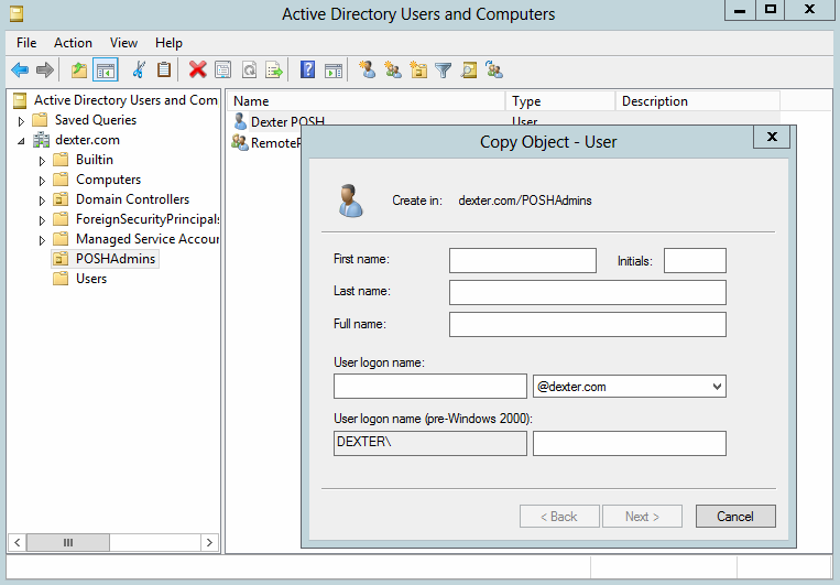 Detail Active Directory User Template Nomer 9