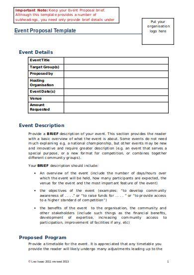 Detail Activity Proposal Template Nomer 12