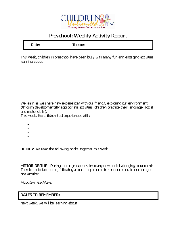 Detail Activity Report Template Nomer 42
