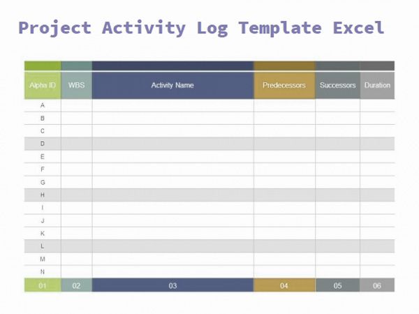 Activity Template Excel - KibrisPDR