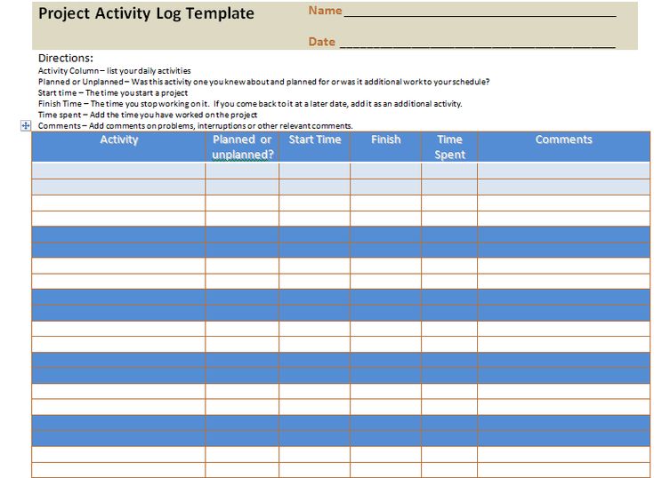 Detail Activity Template Excel Nomer 4