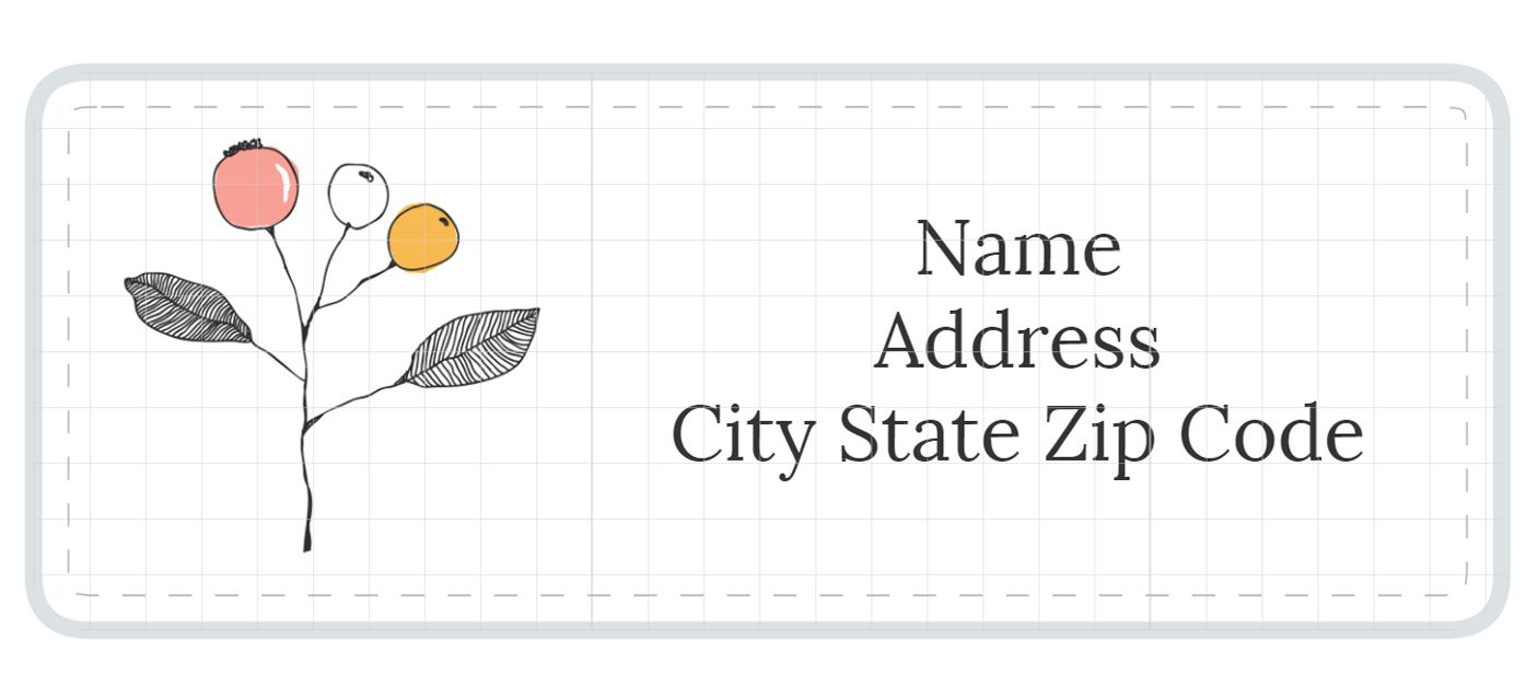 Address Label Template - KibrisPDR