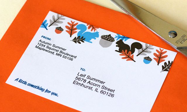 Detail Address Label Template Nomer 25