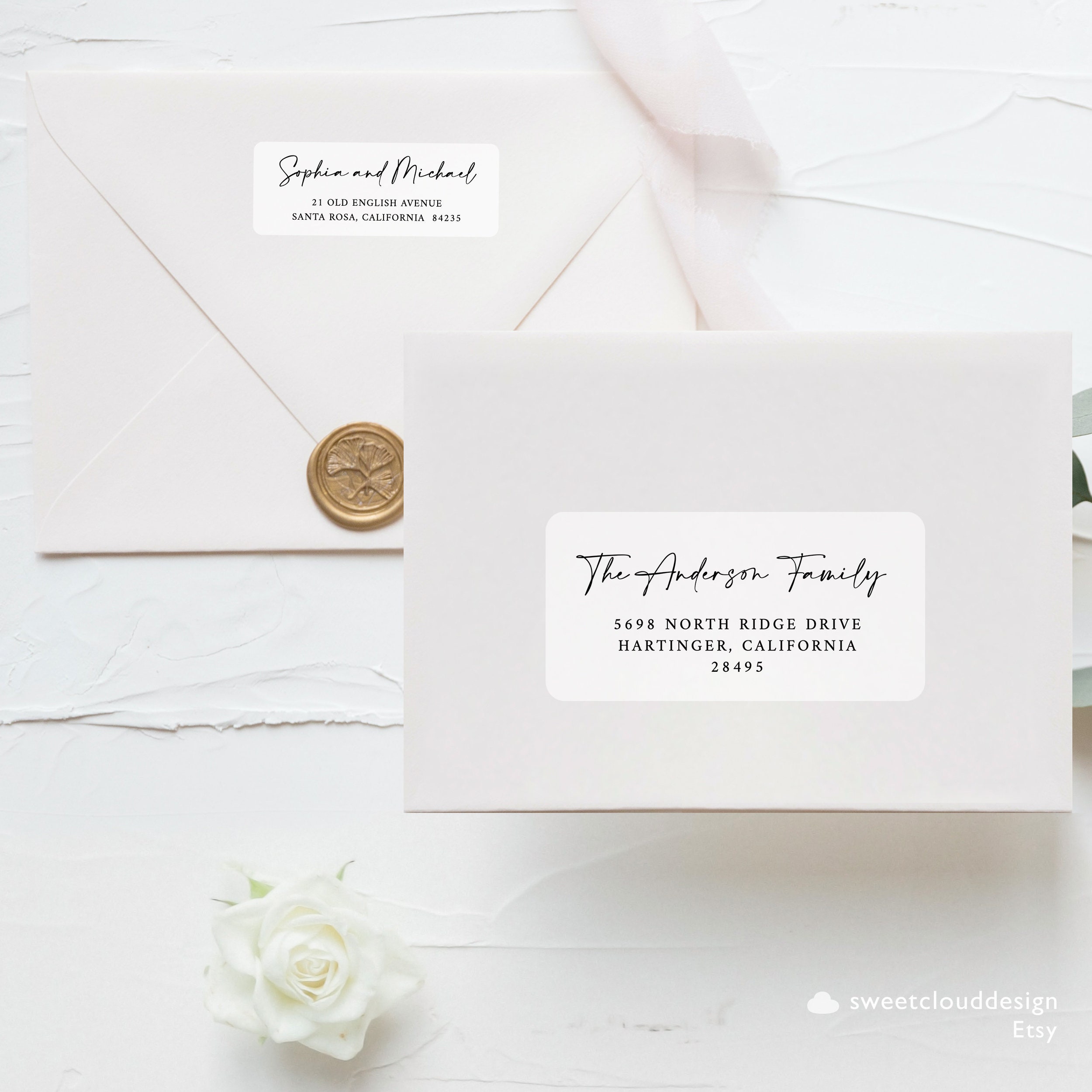 Detail Address Label Template Nomer 32