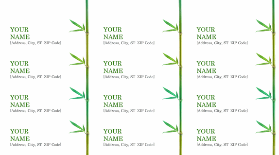 Detail Address Label Template Nomer 35