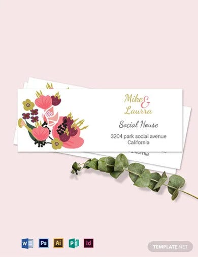 Detail Address Label Template Nomer 46