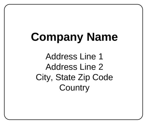 Detail Address Label Template Nomer 49