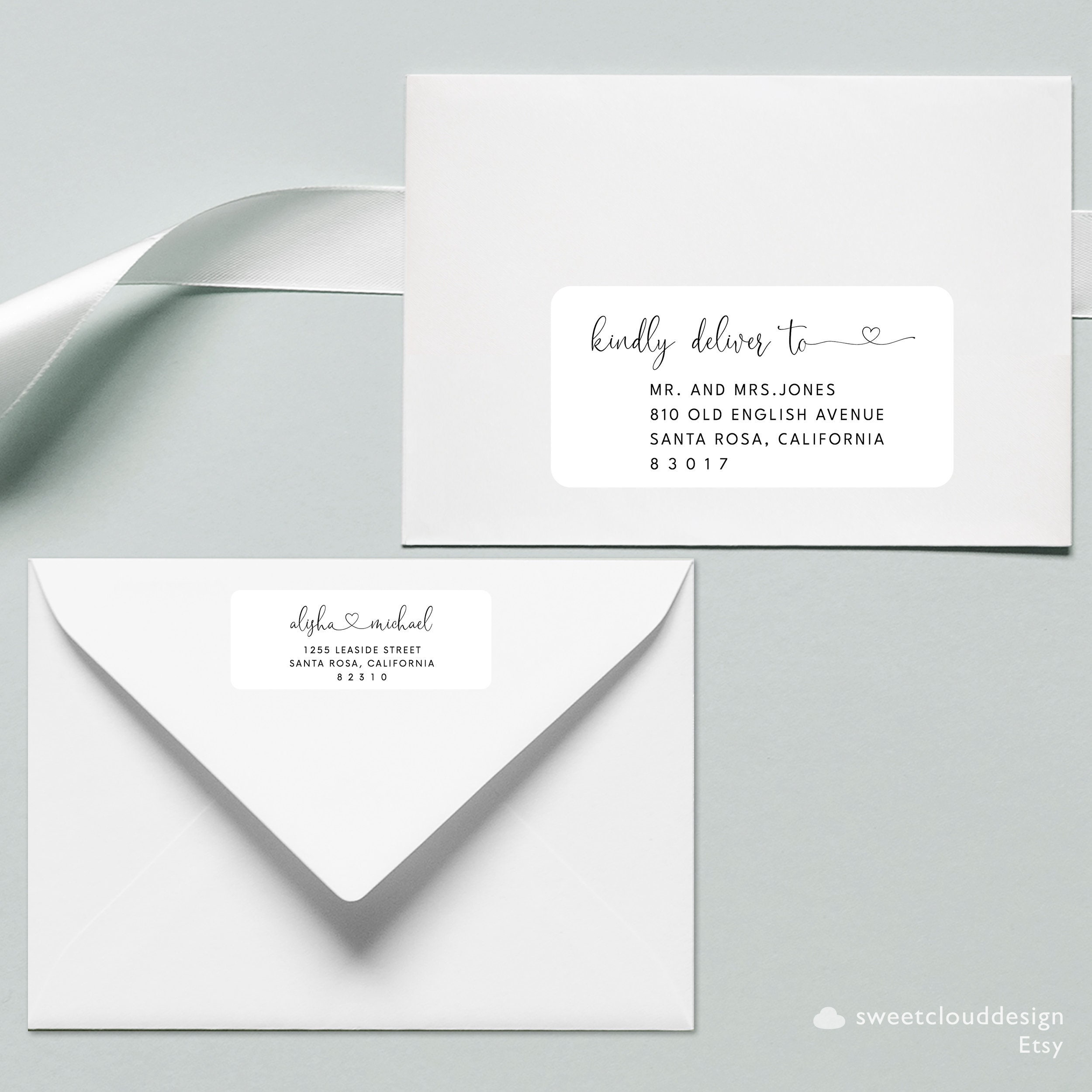 Detail Address Label Template Nomer 53