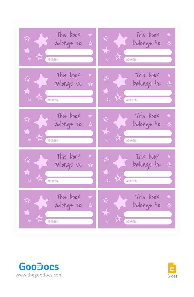 Detail Address Label Template Google Docs Nomer 21