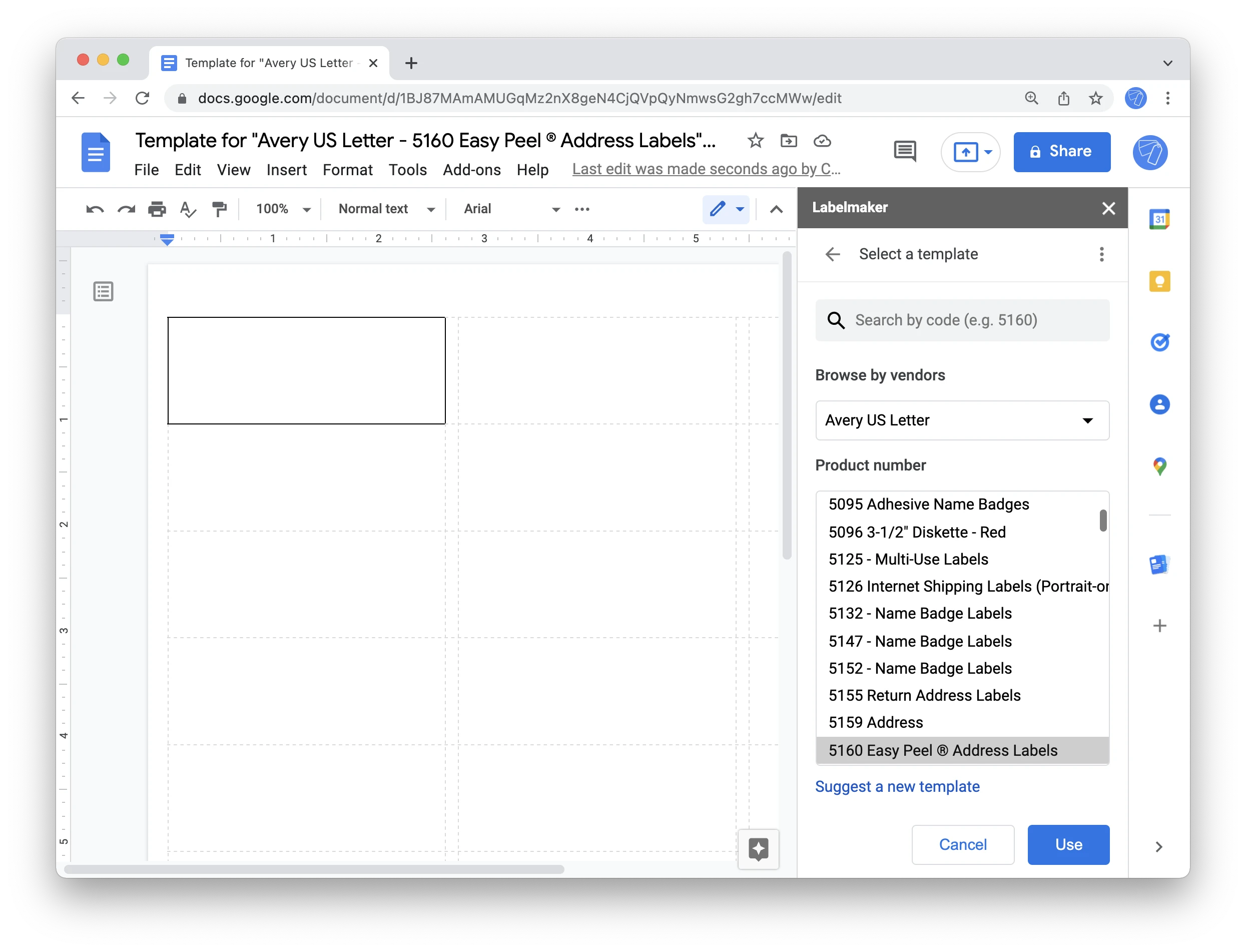 Detail Address Label Template Google Docs Nomer 43