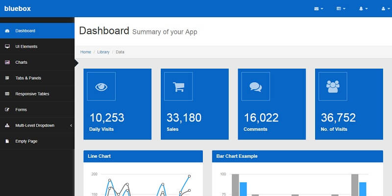 Detail Admin Dashboard Template Nomer 37