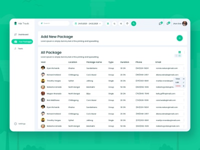Detail Admin Panel Template Nomer 40