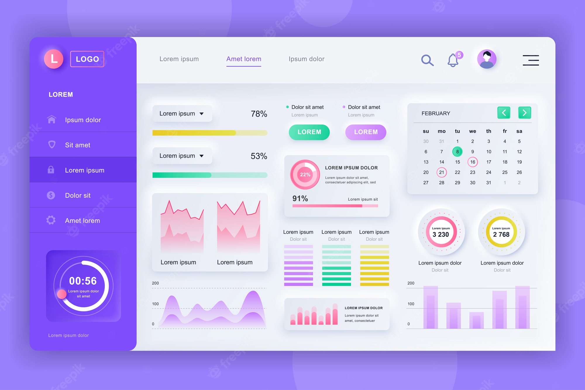 Detail Admin Panel Template Nomer 43