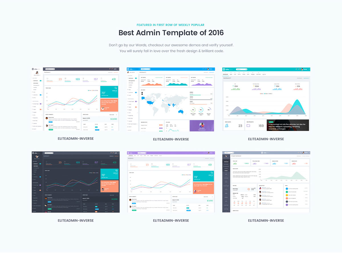 Detail Admin Template With Landing Page Nomer 35