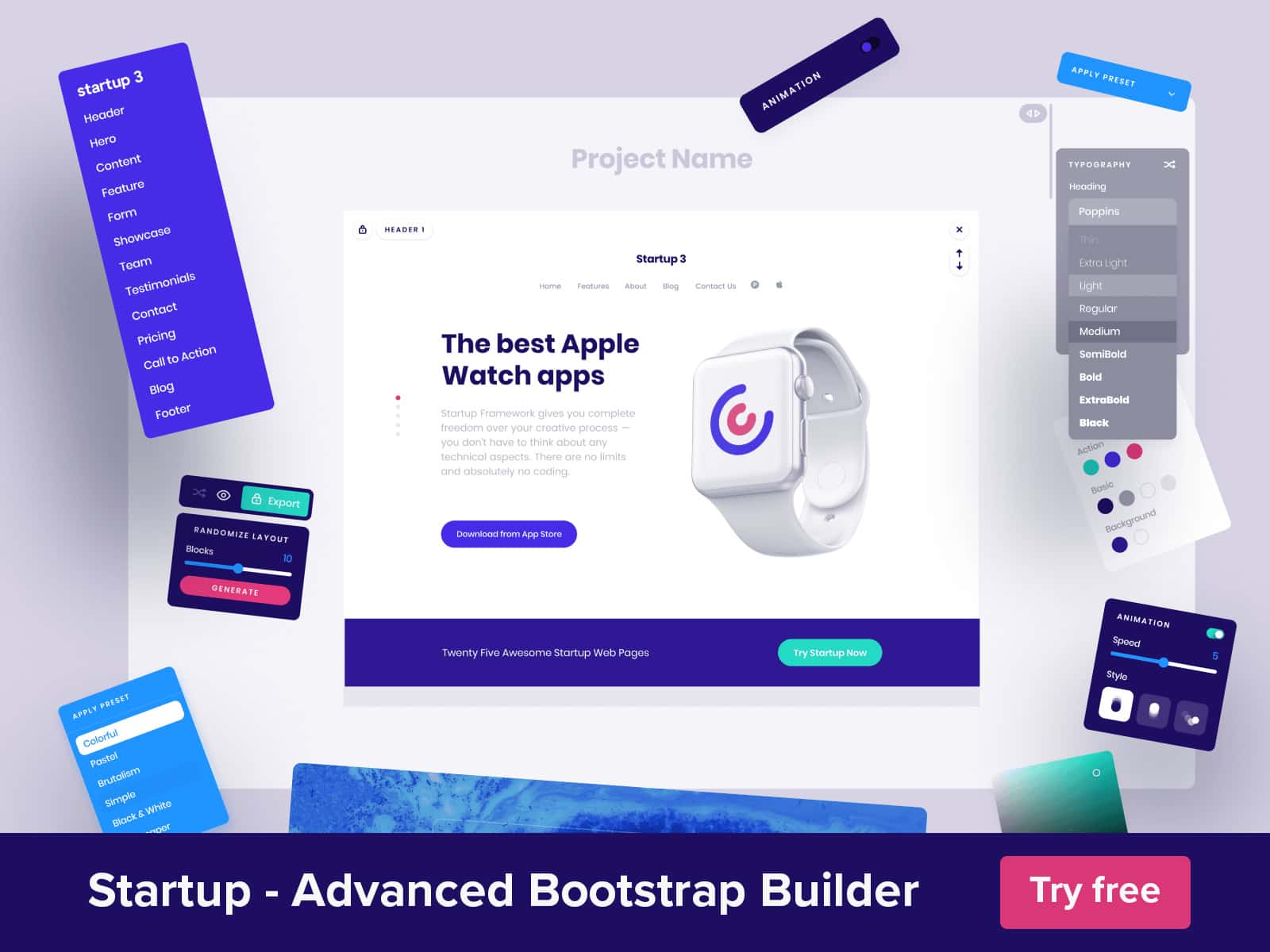 Detail Admin Template With Landing Page Nomer 47