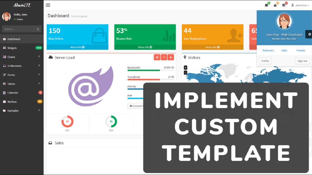 Detail Adminlte Free Template Nomer 28