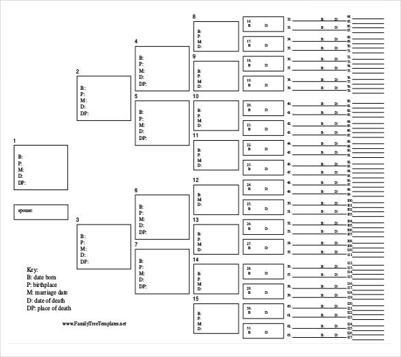 Detail Adobe Family Tree Template Nomer 27