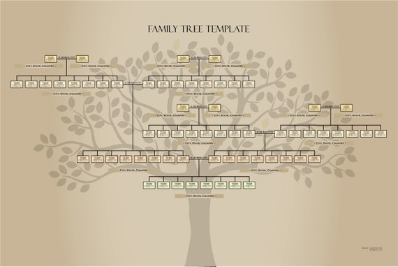 Detail Adobe Family Tree Template Nomer 41