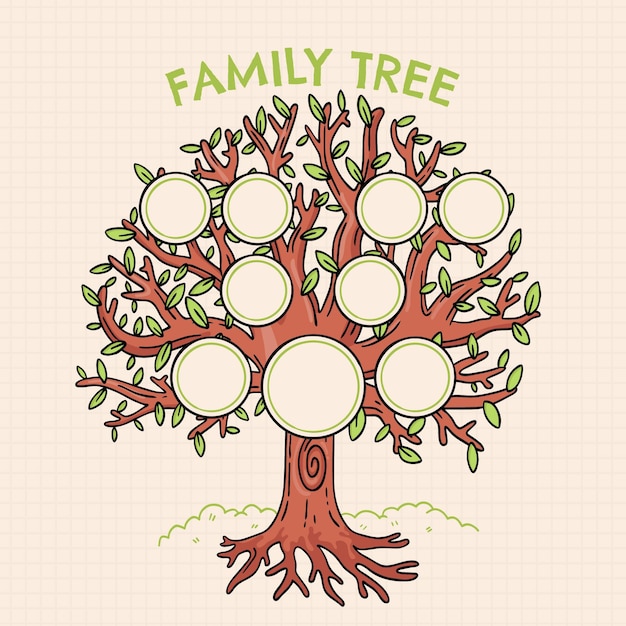 Detail Adobe Family Tree Template Nomer 50