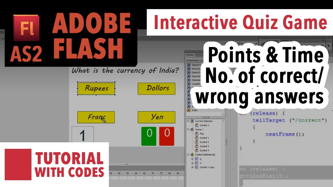 Detail Adobe Flash Quiz Template Nomer 15