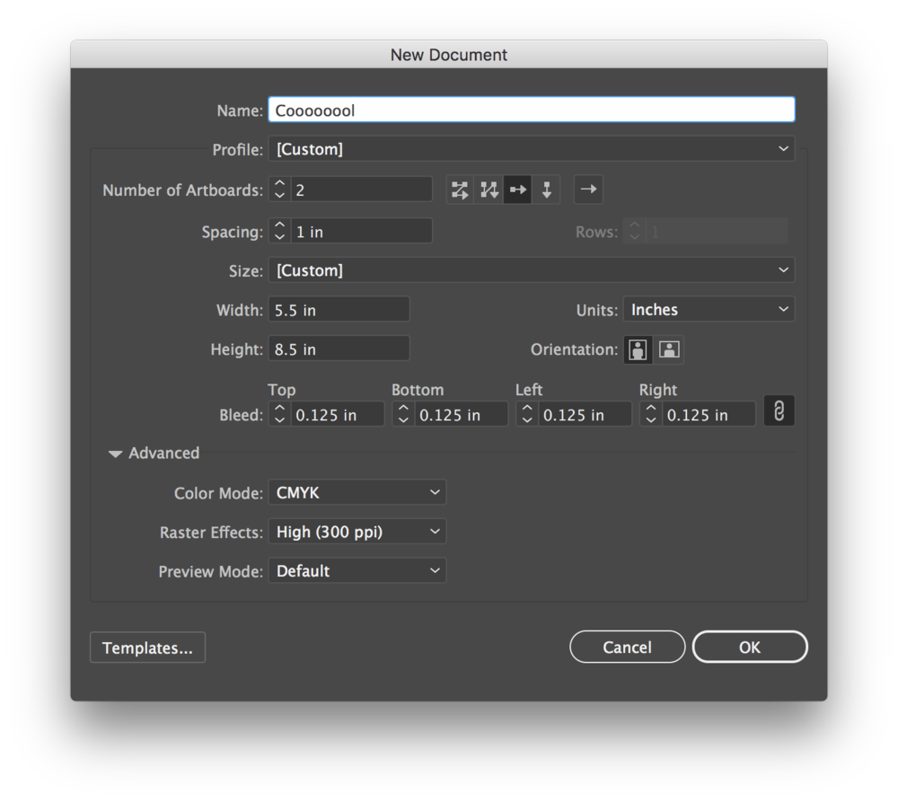 Detail Adobe Illustrator A2 Template Nomer 32