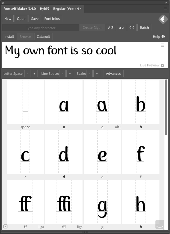 Detail Adobe Illustrator Font Template Nomer 10