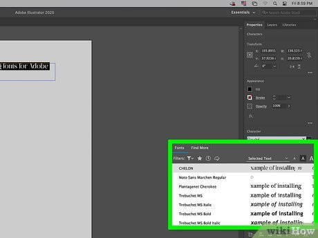 Detail Adobe Illustrator Font Template Nomer 17