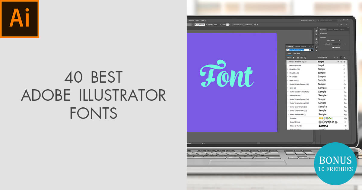 Detail Adobe Illustrator Font Template Nomer 26