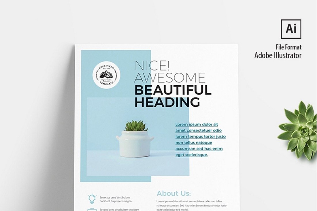 Detail Adobe Illustrator Poster Template Nomer 22