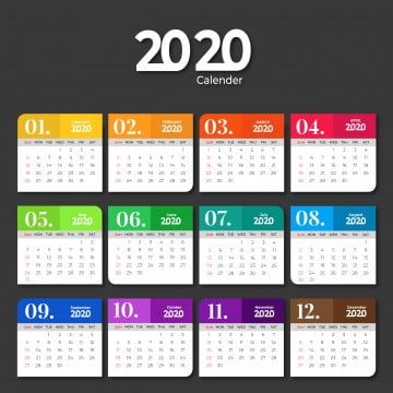Detail Adobe Photoshop Calendar Template 2020 Nomer 4