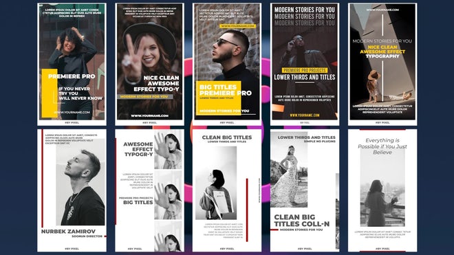 Detail Adobe Premiere Instagram Story Template Nomer 16