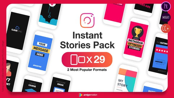 Detail Adobe Premiere Instagram Story Template Nomer 18