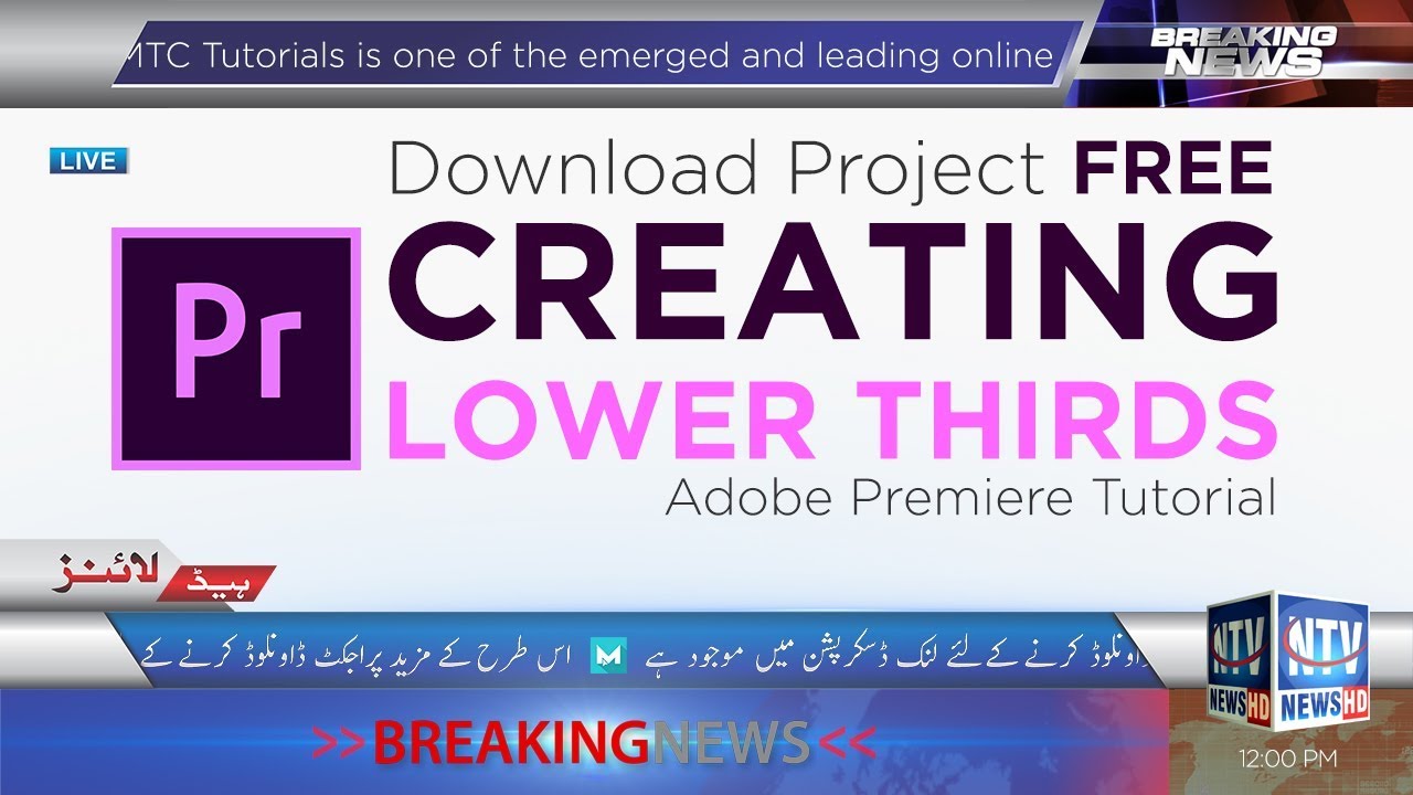 Detail Adobe Premiere News Template Free Nomer 23