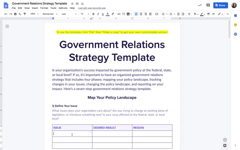 Detail Advocacy Campaign Plan Template Nomer 21
