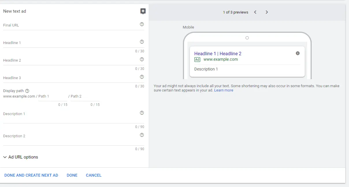 Detail Adwords Plan Template Nomer 50