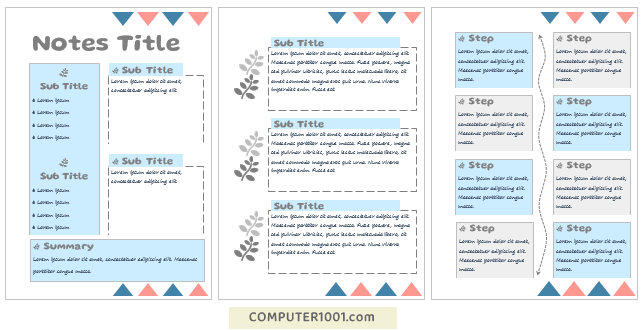Detail Aesthetic Note Template Nomer 46