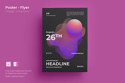 Download Aesthetic Poster Template Nomer 42