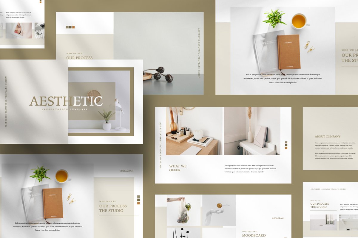 Aesthetic Powerpoint Template Free Download - KibrisPDR