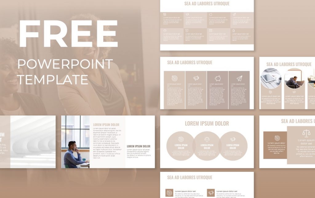 Detail Aesthetic Powerpoint Template Free Download Nomer 5