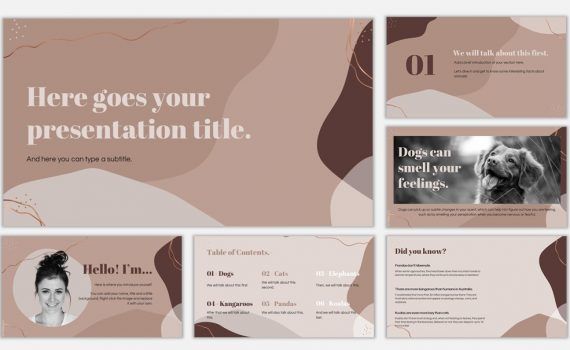 Detail Aesthetic Powerpoint Template Free Download Nomer 55