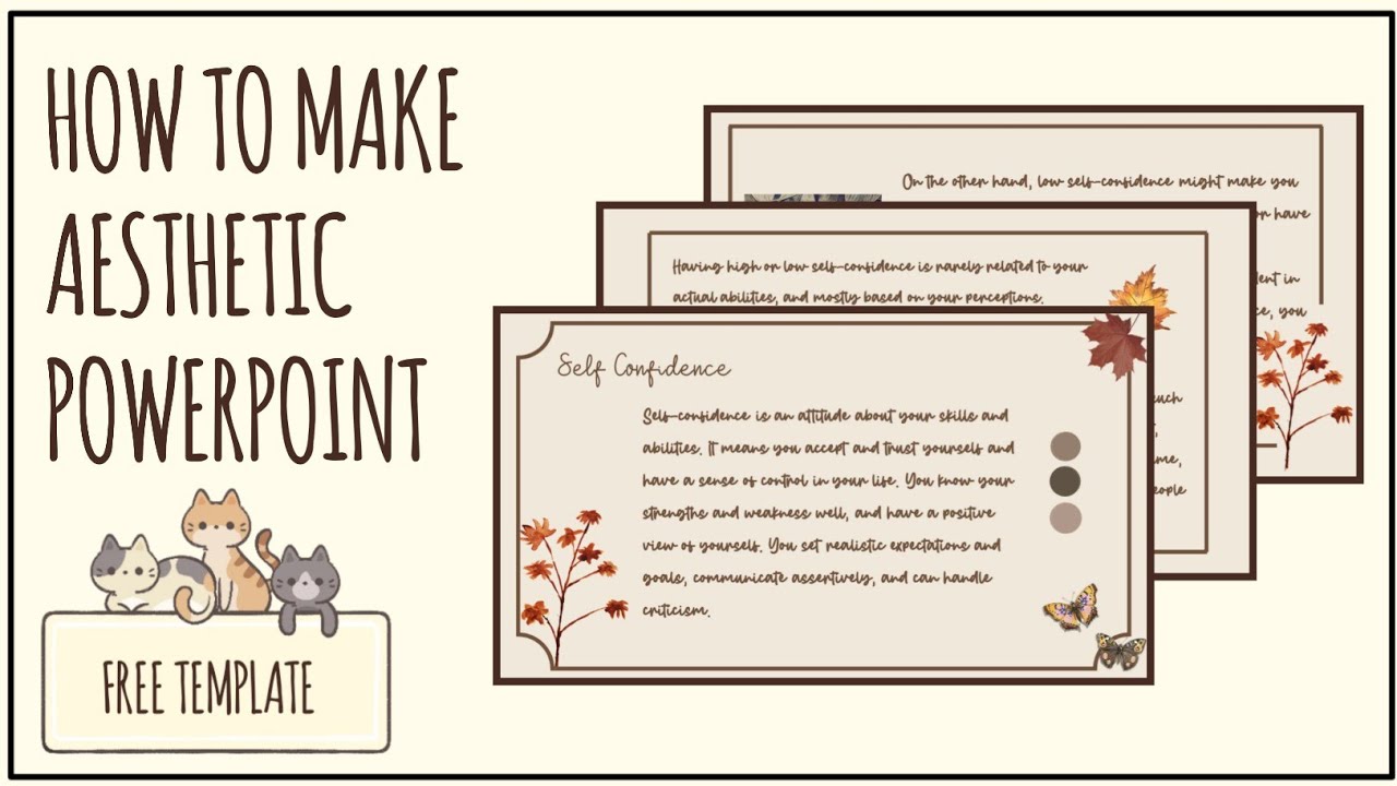 Detail Aesthetic Powerpoint Template Free Download Nomer 10