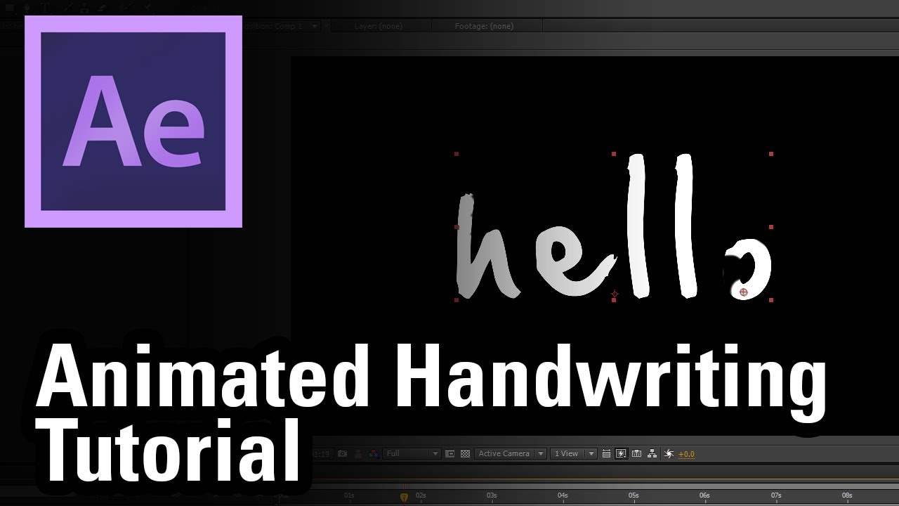 Detail After Effects Handwriting Template Free Nomer 2