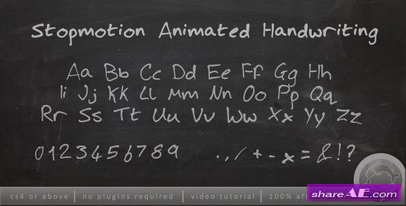 Detail After Effects Handwriting Template Free Nomer 11