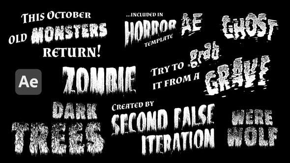 Detail After Effects Horror Template Free Download Nomer 17