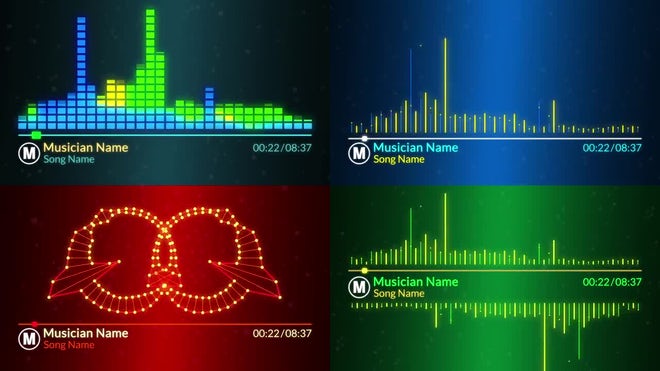 Detail After Effects Music Visualizer Template Nomer 5