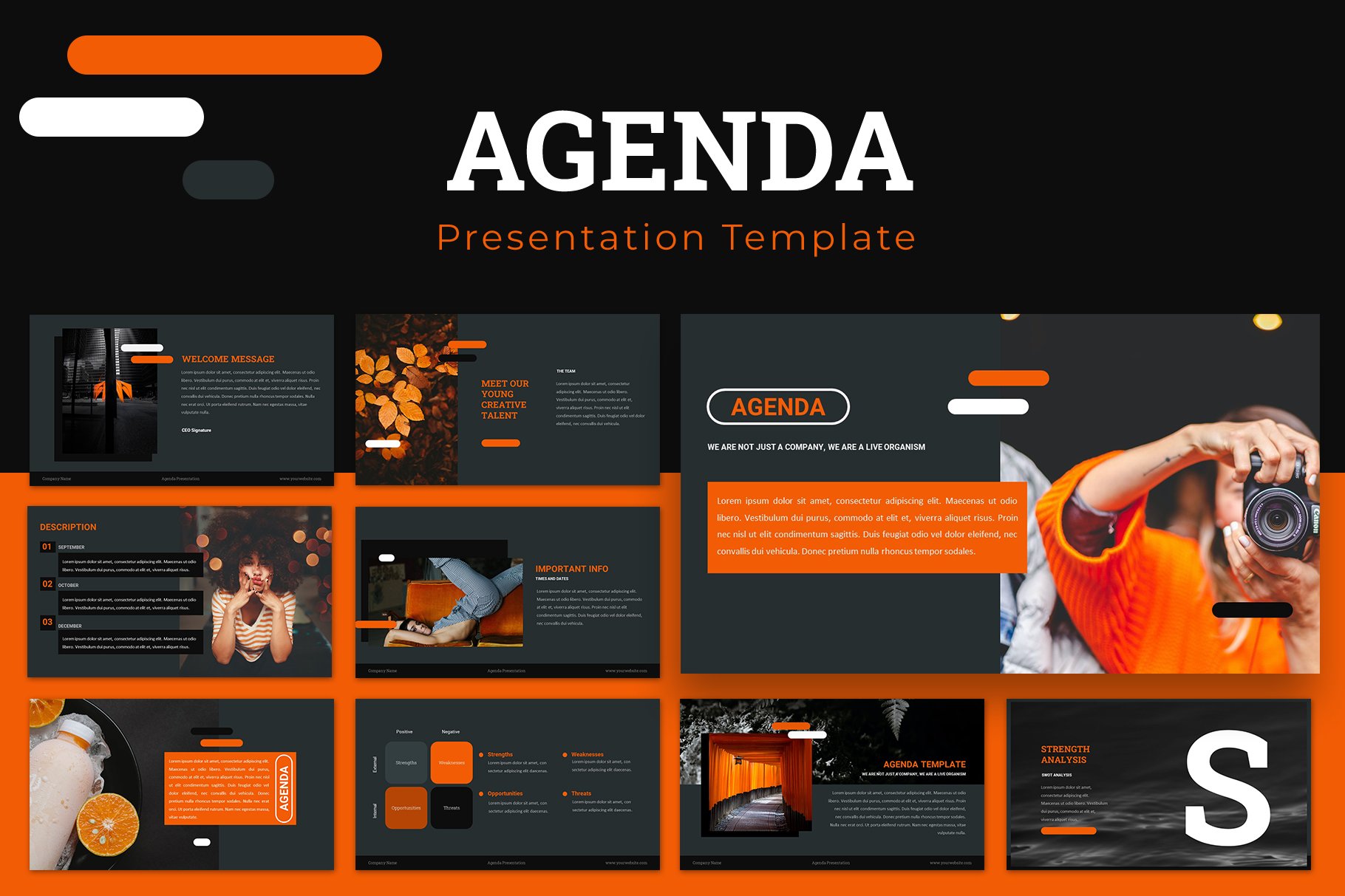 Detail Agenda Template Design Nomer 41