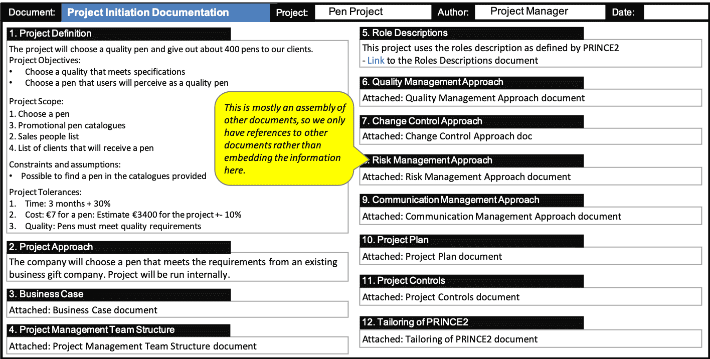 Detail Agile Project Initiation Document Template Nomer 9