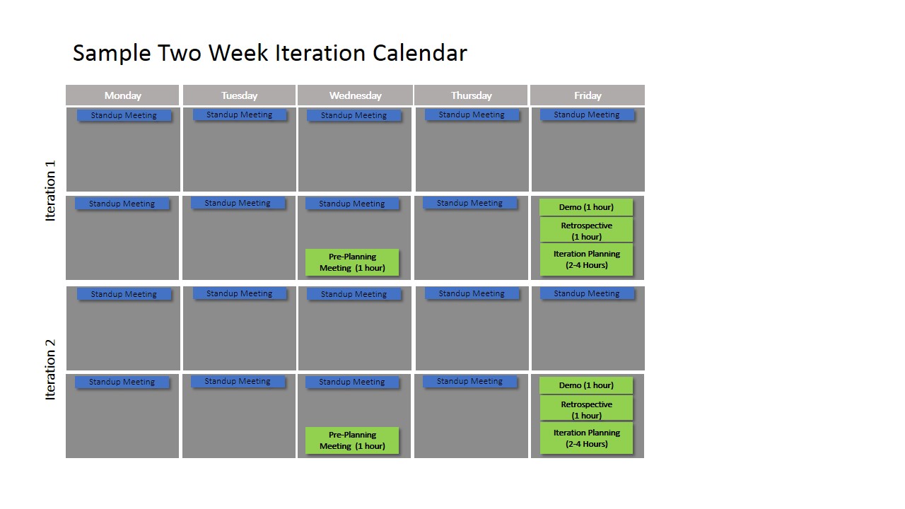 Detail Agile Sprint Calendar Template Nomer 11