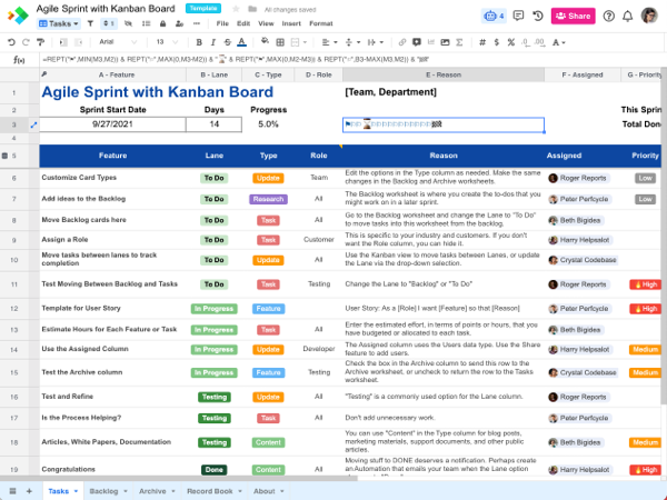 Detail Agile Sprint Calendar Template Nomer 47